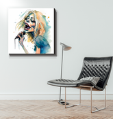 Noteworthy Novelist's Narrative Nook Wrapped Canvas